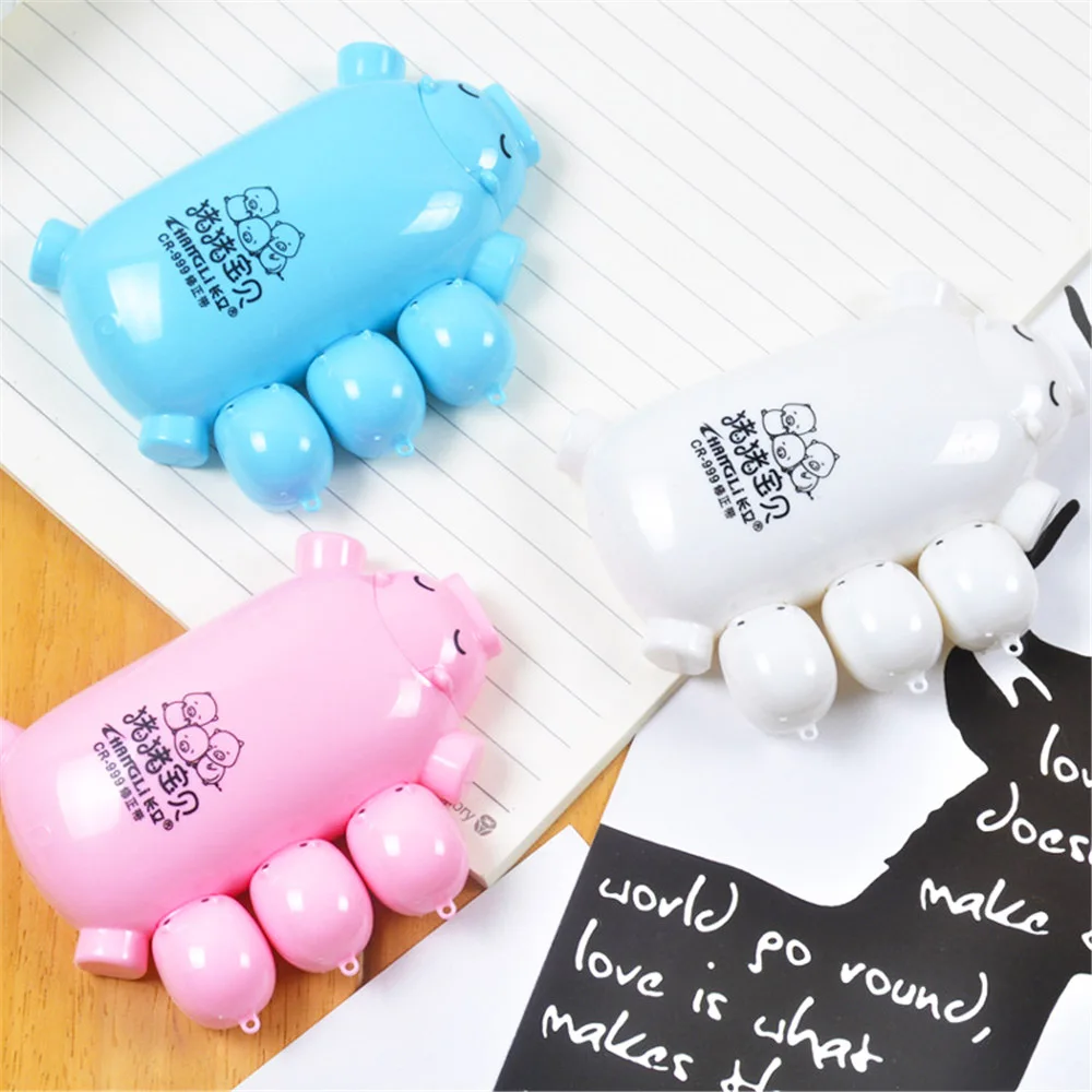 8 м с изображением мультипликационной свинки Корректирующая лента Kawaii