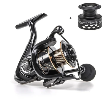 

Aluminum Alloy Durable Spinning Reel 6.5KG / 14LB Max Drag Power 2000 Series Fishing Wheel for Bass Pike Fishing