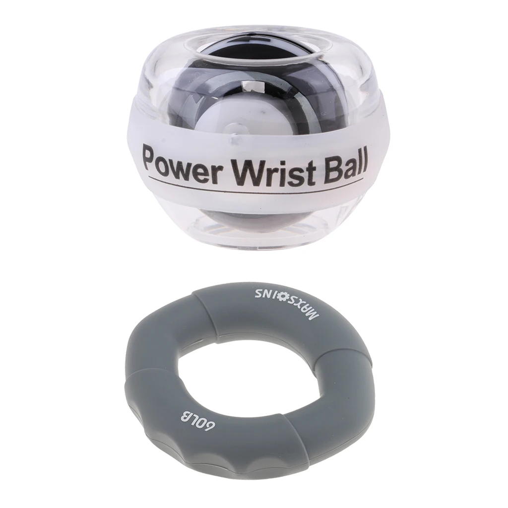 Auto-start Wrist Power Force Ball With Hand Grip Gripper Strength Trainer