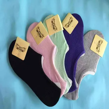 

Candy Color Cotton Summer Invisible Boat Socks Women's Short Low Sock Slipper Shallow Mouth No Show Socks 6pair/lot