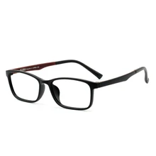 Корейские ретро очки для чтения с квадратной оправой без градусов, ультра светильник TR90, простые модные очки для чтения, унисекс, Повседневные очки