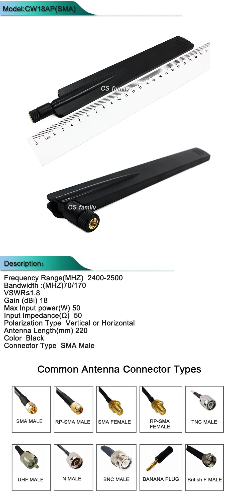 CS-CW18AP(SMA)详情页