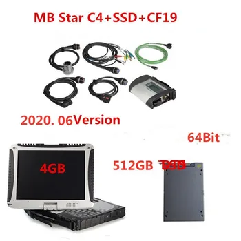 

Best Quality MB Star Connect Compact 4 SD C4 with SSD Software 2020.06v in Laptop CF-19 CF19 Toughbook 4GB Ram Super Speed