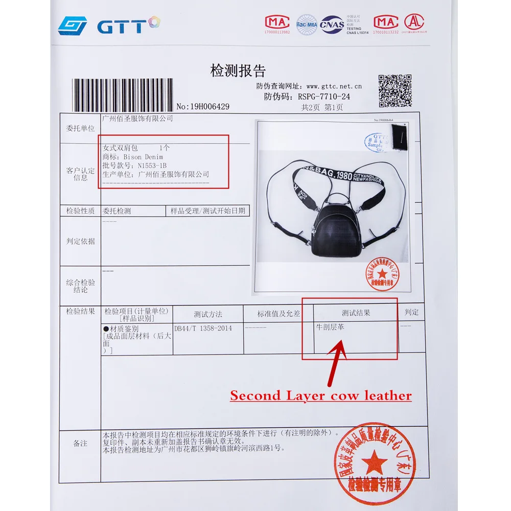 Женский многофункциональный рюкзак BISONJS кожаная сумка через плечо для девочек