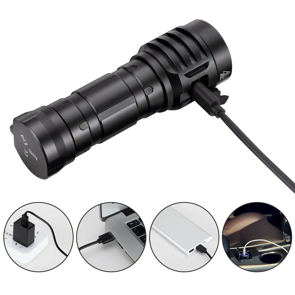  Sofirn IF25 Powerful Rechargeable LED flashlight 2500lm Variable Temperature Color Light from 2700K - 4000246528557