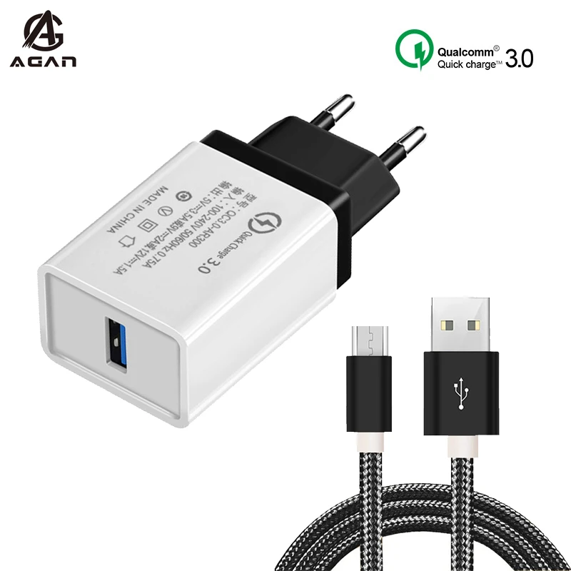 Micro USB нейлоновый кабель для Vivo Y11 Y12 Y17 2019 Y19 U3x Elephone A6 P8 Mini A4 Pro A1 Soldier Быстрая зарядка