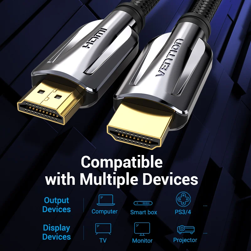 Vention HDMI 2.1 ̺ 8K 4K 48Gbs  Hdmi  ̺ HDR10 + ġ PS4/5 TV  HDMI 2.1 й ̺