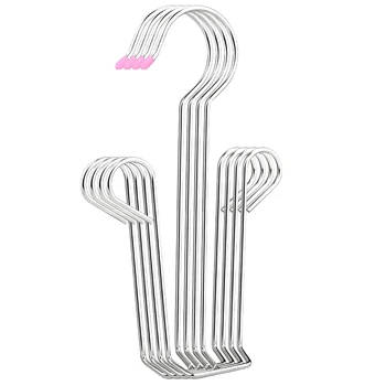 

10 Pieces of Stainless Steel Hook Multifunctional Shoes Pants Tie Scarf Non-Slip Scarf Towel