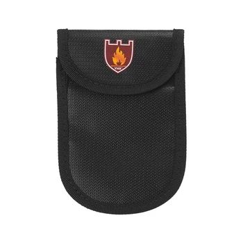 

HOT-Safe Storage Fireproof Bag Money Pouch Valuables Holders Suit for ID Card Key Passport Bills Receipts Cash