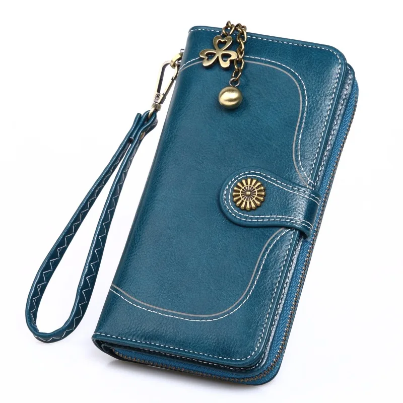 

2019 New Style Wallet Women Long Cute Wallet PU Leather Women Wallets Female Zipper Purse