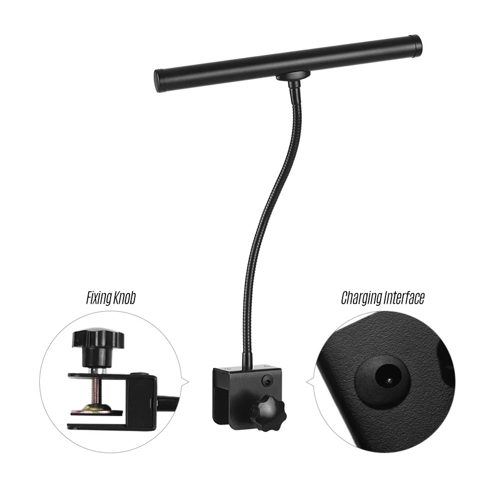 

Professional LED Lamp Adjustable Music Light with 15 SMD Beads for Upright Piano and Grand Piano Musical Instrument Accessory