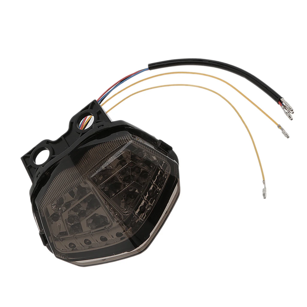 Tail Turn Signals Integrated Light Smoke For 08-12 KAWASAKI Ninja 250R EX250