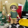 2024 New Christmas Gift Doll For Children Girl BJD Naked Blue Eye PVC Face Clothes Accessories16cm 13 Movable Joints Ppresent 2