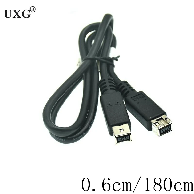 

Кабель для передачи данных IEEE1394B 1394 9 P до 9 P 9 P-9 P 9 Pin до 9 Pin кабель для промышленной камеры видеонаблюдения Firewire 800 Мбит/с 60 см 180 см