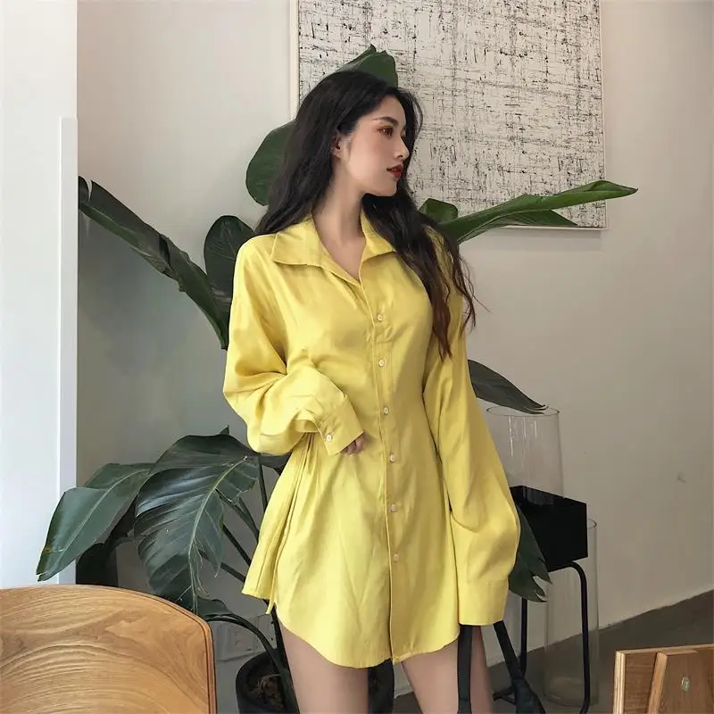 Female Japan Korean Kawaii Cute Vintage Straps Long Sleeve Dress Women