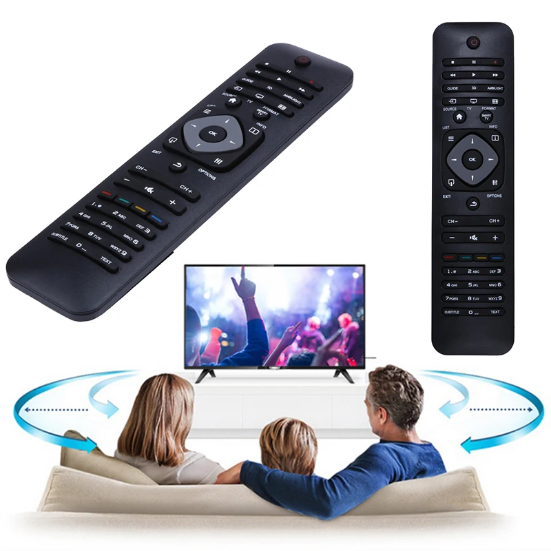 

32PFL4258H/12 Smart TV Remote Control LCD LED HD Controller switch Suitable for Philips TV