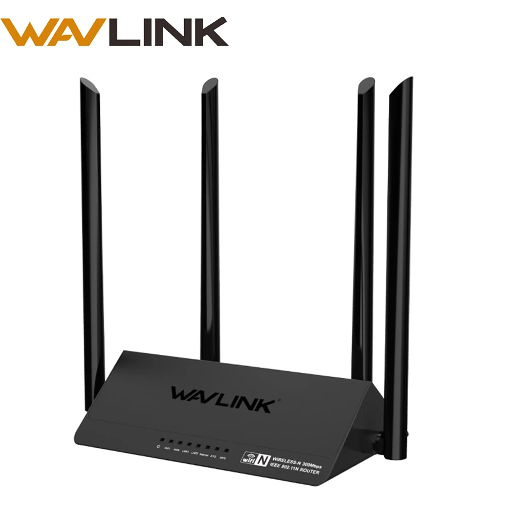 

Wireless router wifi amplifier Wi-Fi Router AP 2.4Ghz 300mbps WiFi Range English Firmware 4*5dBi High Gain Antennas WPS