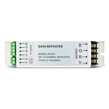 

RP306 LED Power Amplifier Series 12V-24VDC 5Ax3 Channel LED Power Repeater