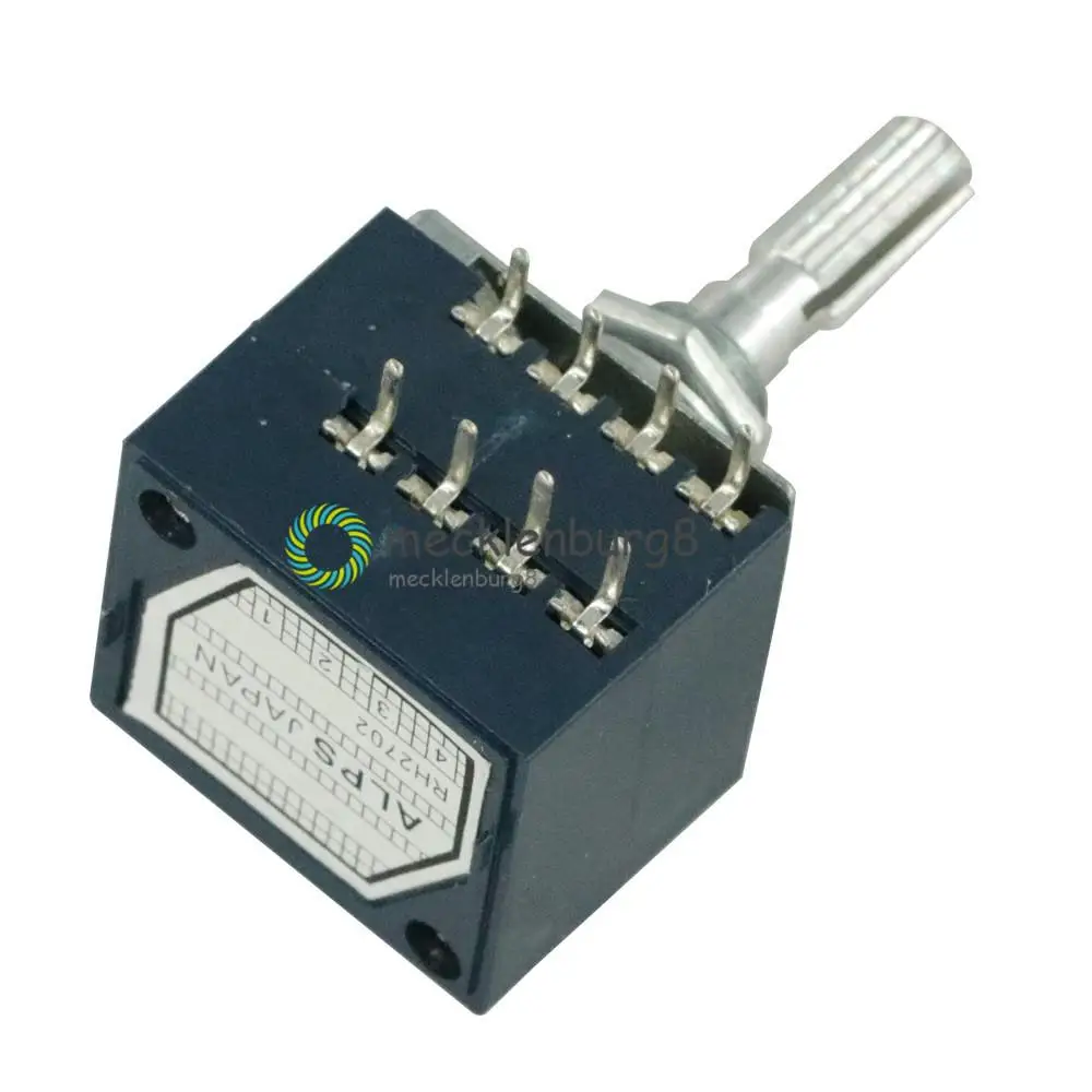 Поворотный потенциометр LOG ALPS 50K RH2702 регулятор громкости звука | Электроника