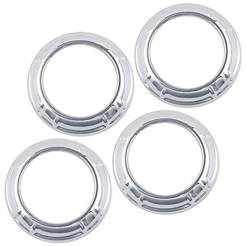 

4Pcs Chrome Car Dash Air Conditioning Vent Trim Cover for Jeep Wrangler JK 11-17
