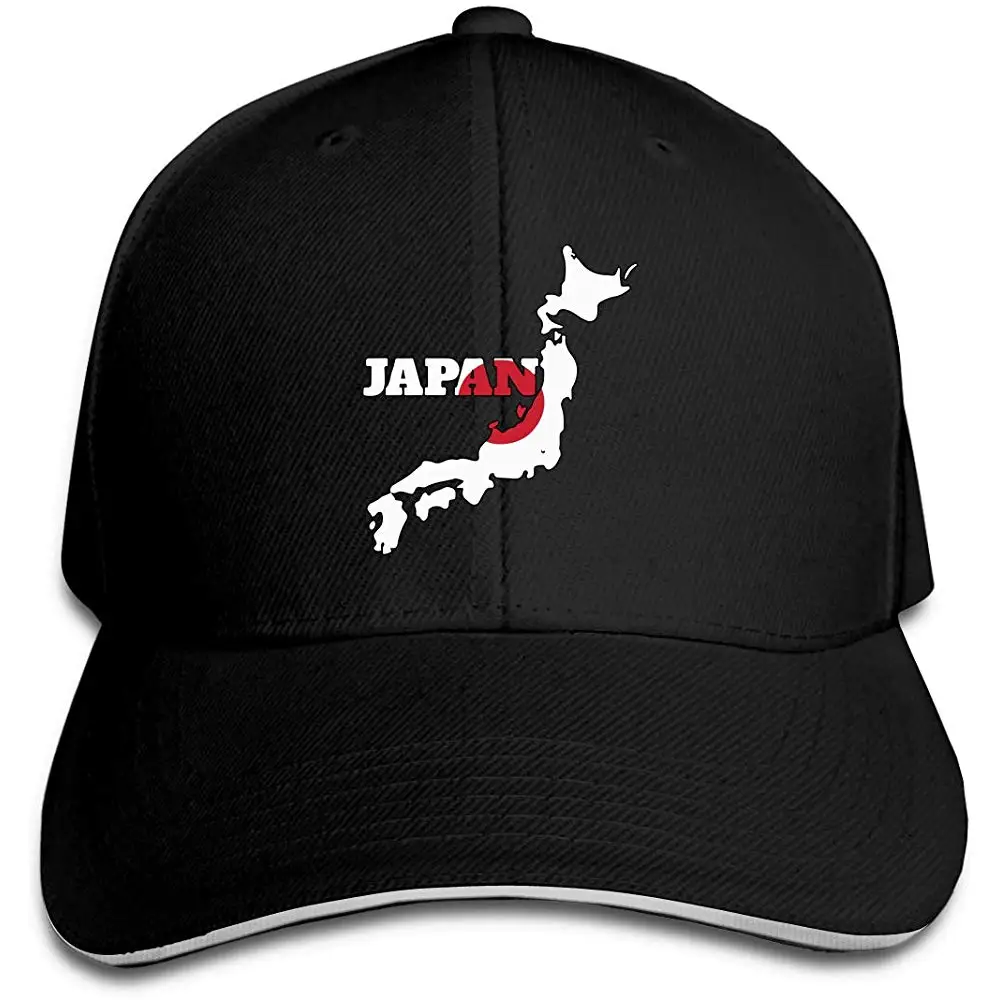 Мужская бейсбольная кепка, бейсболка, Япония, Япония, карта, флаг