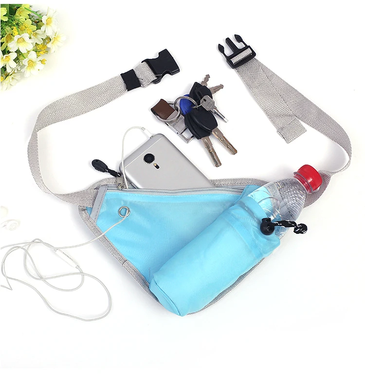 Треугольная поясная сумка для бега невидимая Светоотражающая сумка для мобильного телефона с защитой от кражи поясная спортивная сумка с держателем для бутылки воды