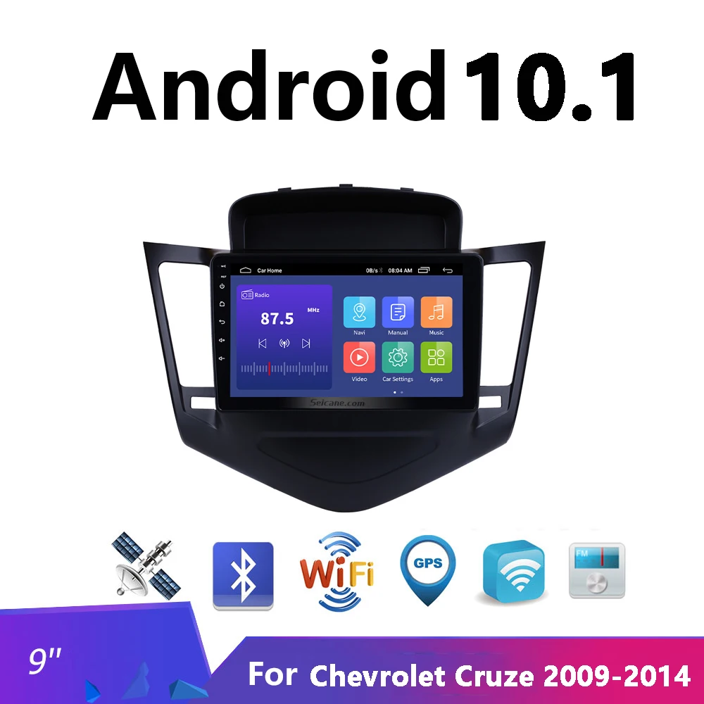 

Автомагнитола 2din, Android 10,1, мультимедийный плеер для Chevrolet Cruze 2009-2014, 9 дюймов, HD экран, GPS-навигация, Bluetooth, Wi-Fi, стерео