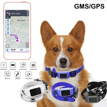 

D35 Pet Dog GPS Tracker Waterproof Geofence Remote Voice Monitoring with GPS LBS Wifi Locating System Talkback Outside Walking