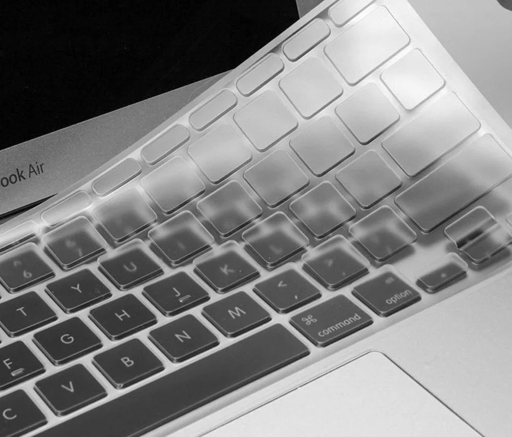 Transparent TPU Waterproof Dustproof Skin Laptop Keyboard Cover Protecter Case For Macbook Air Pro Retina Touch 11 12 13 15 17'' |