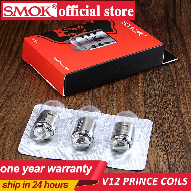 Оригинальный SMOK TFV12 Prince Coil Mesh strip max/dual mesh X2 clapton для бака atomizer / Mag Kit 3