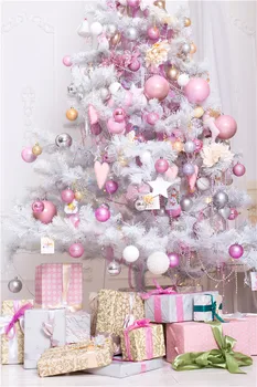 

SHENGYONGBAO Art Fabric Custom Photography Backdrops Prop Christmas day and Wood Planks Photo Studio Background M191106-4561