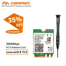 Двухдиапазонный 2,4+ 5 ГГц 2100 Мбит/с Bluetooth 5,0 NGFF M.2 WLAN Wifi модуль беспроводной карты PK Intel 9260NGW gigabit wifi карта CF-WP2100