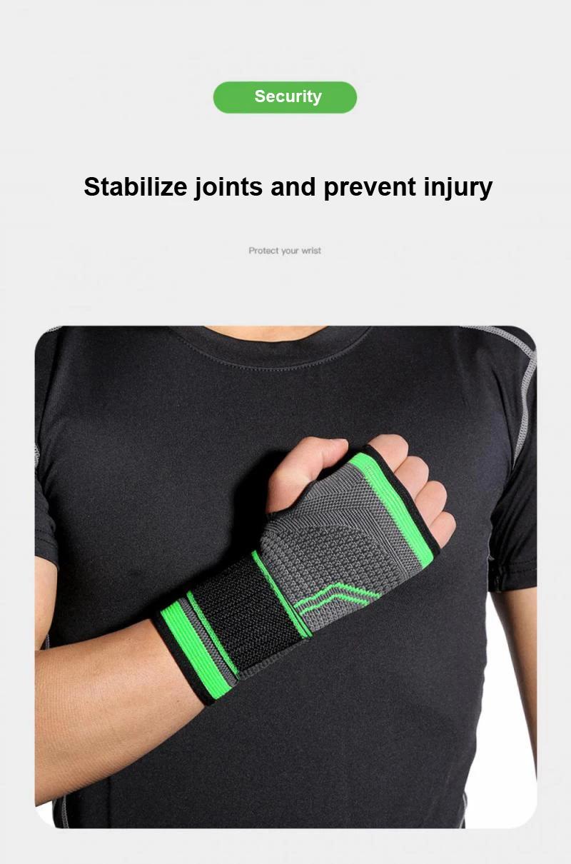 Wristband Support Adjustable Wrist Protector Sport Compression Bandage Brace Wrist Straps Tendonitis Pain Relief Weight Lifting Wristband Support Adjustable Wrist Protector Sport Compression Bandage Brace Wrist Straps Tendonitis Pain Relief Weight Lifting