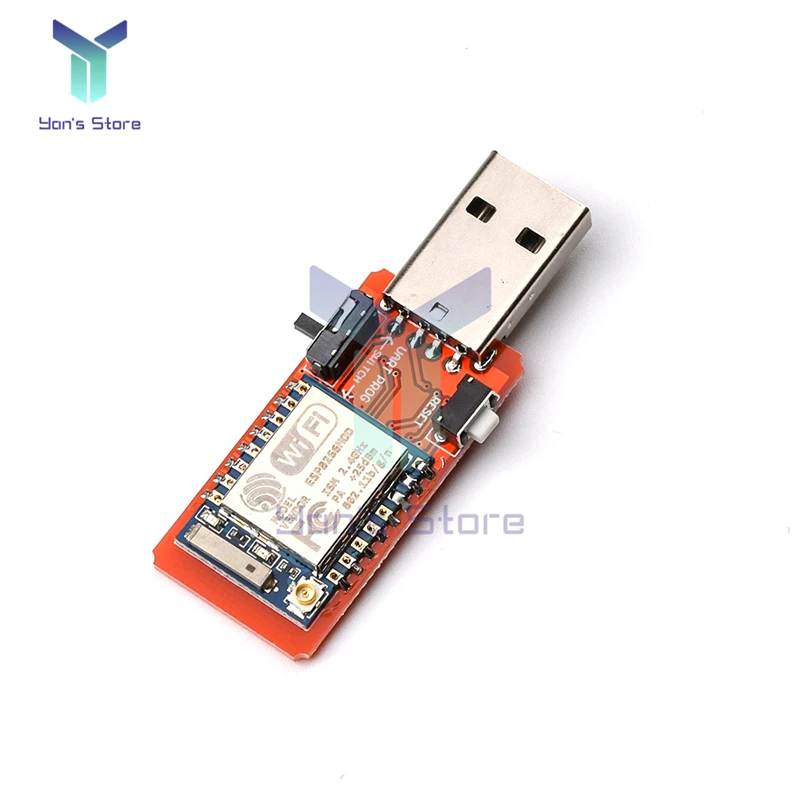 Diymore ESP8266 ESP-07 Wi-Fi беспроводной модуль USB для TTL CH340G макетная плата 2 4 ГГц 3dBi IPEX