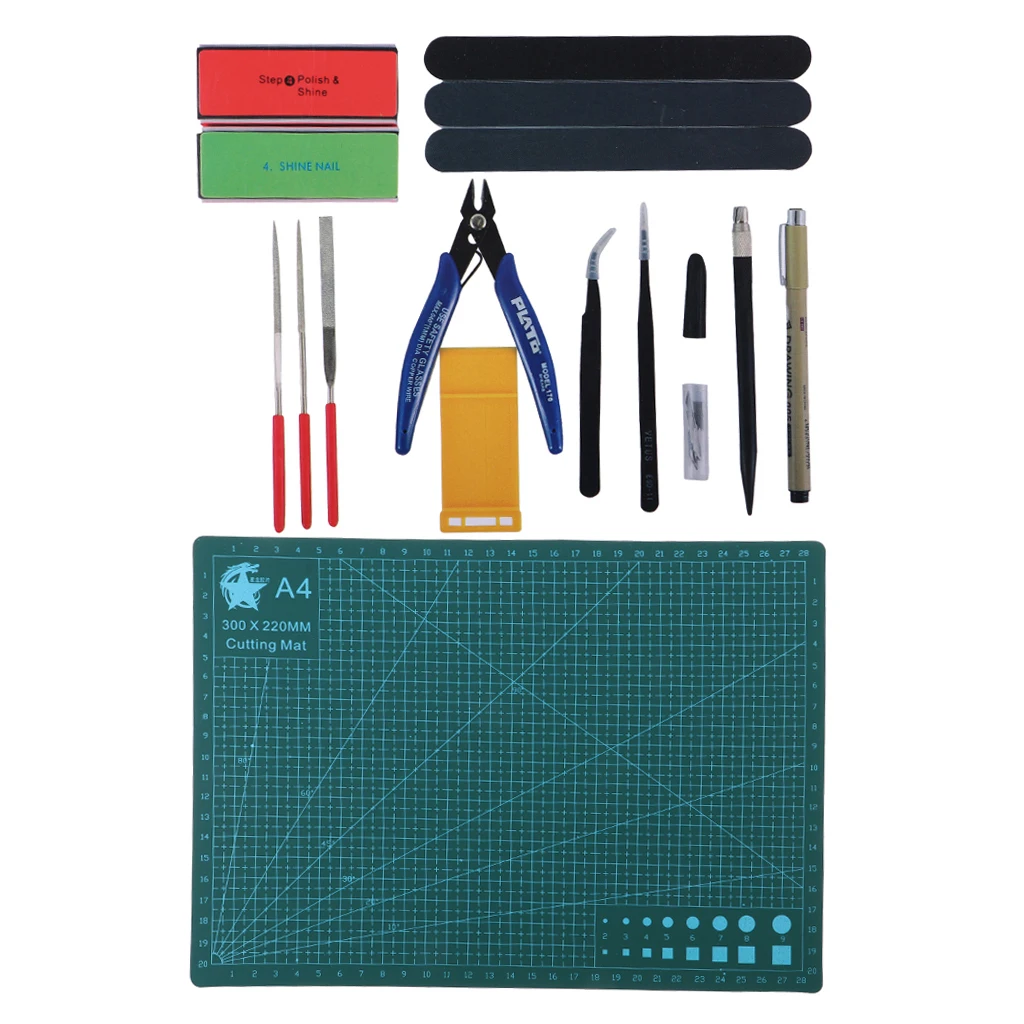 15Pcs RC Car Boat Hobby Model Making Basic Tool Kit for Gundam Modeler Gift