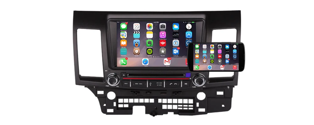 Clearance ZaiXi Auto DVD Player GPS Navigation For Mitsubishi Lancer 2007~2015 Car Android Multimedia System Screen Radio Stereo 4