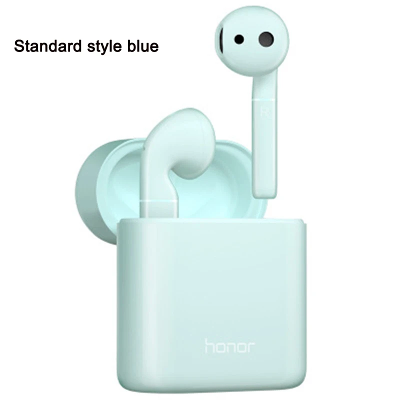 Оригинальные беспроводные наушники huawei Honor Pro Flypods, Hi-Fi аудио, водонепроницаемые, IP54, управление нажатием, Беспроводная зарядка, Bluetooth 5,0 - Цвет: Standard blue