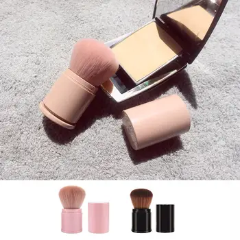 

Fashion Pro Retractable Makeup Blush Brush Powder Cosmetic Powder Adjustable Quality Brush Face Brush TOP Kabuki L5K6