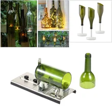 Резак для стеклянных бутылок из нержавеющей стали с 3 колесами, режущий инструмент для бутылок вина и пива, режущий инструмент для DIY проектов, рукоделия