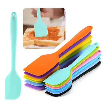 

Silicone Cream Baking Scraper Non Stick Butter Spatula Nylon Chocolate Spreader Heat Resistant Kitchen Pastry Tools