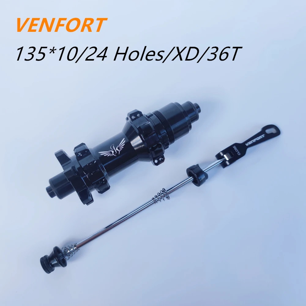Дисковый велосипедный концентратор VENFORT MTB 24 дюймовый быстросъемный XD 142 12 100 135