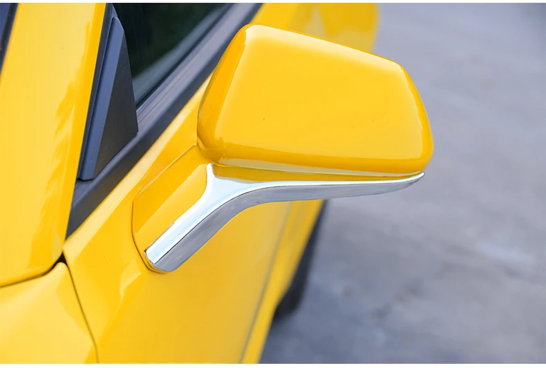Подходит для Camaro Bumblebee зеркало заднего вида отделка украшение с блестками внутренняя отделка 16-17