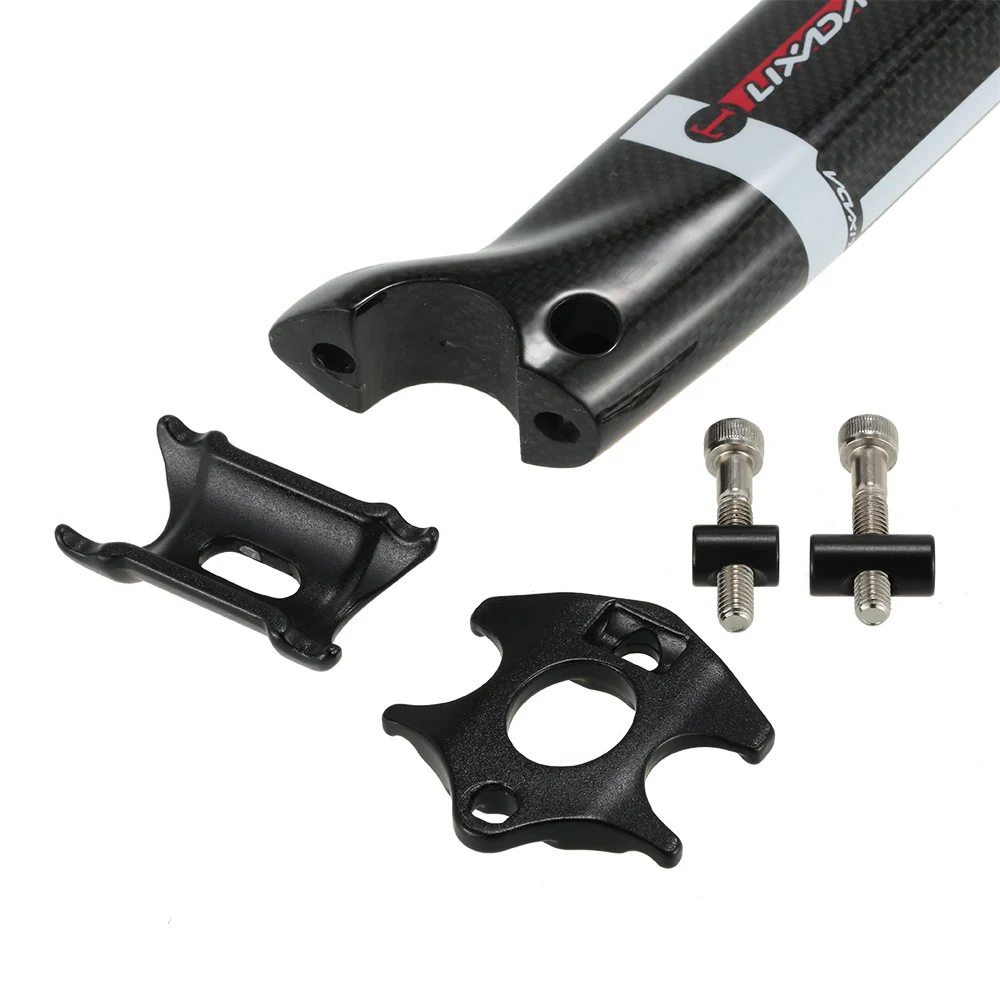 Lixada 3K Carbon Fiber Bicycle Seatpost Saddle Post MTB Mountain Road Bike Seat Tube Bike Cycling Seatpost 27.2mm/30.8mm/31.6mm