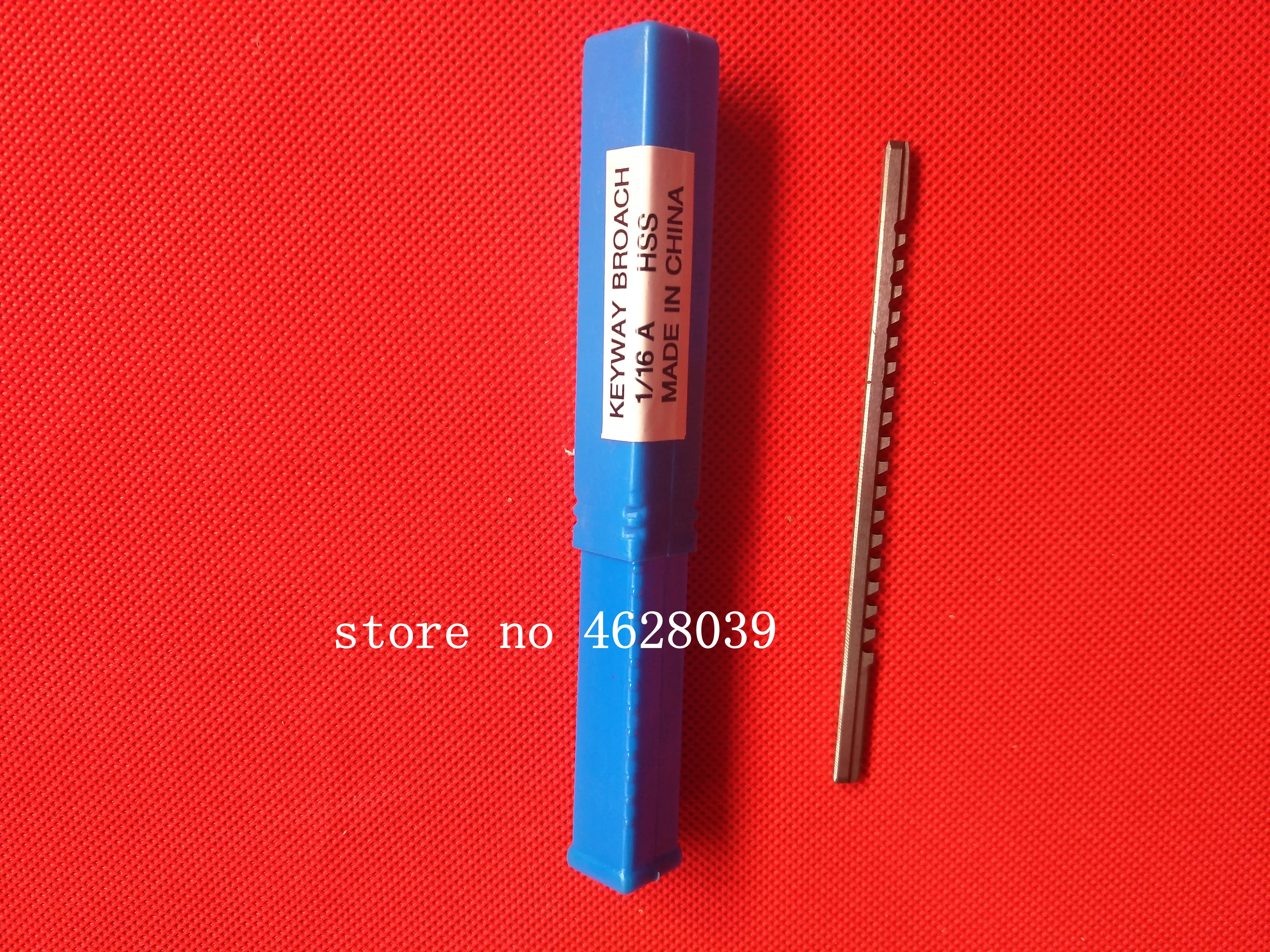 

Keyway Broach 1/16" Inch A Push Type High Speed Steel HSS Cutting Tool for CNC Broaching Machine Metalworking