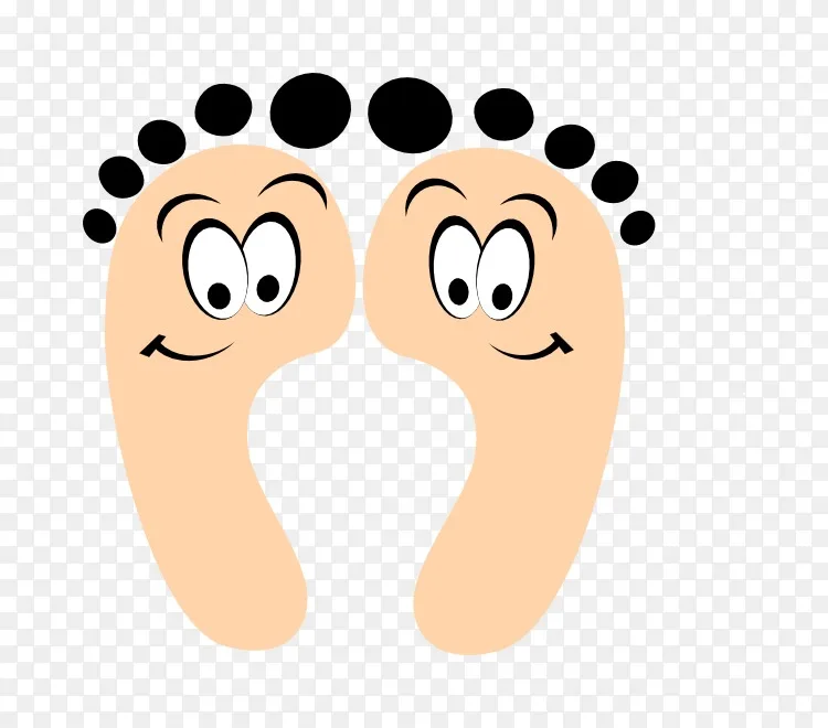 卡通脚