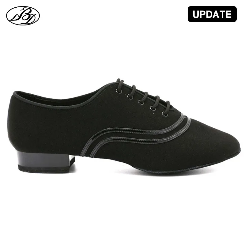Dance-Shoes Ballroom Canvas Dancing Standard Practice Modern Split BD Men BD309 Napped