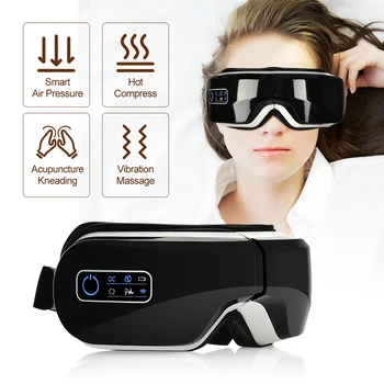 

Smart Electric Eye Massager Air Pressure Hot Compress Massage Glasses Vibration Eyes Care Device For Tired Eyes Anti Wrinkles