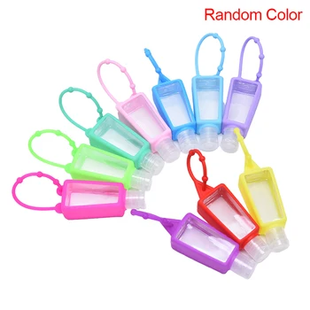 

1pcs 30ML Portable Traveling Refillable Bottle Silicone Hand Sanitizer Perfume Holder Mini Cute Empty Bottle