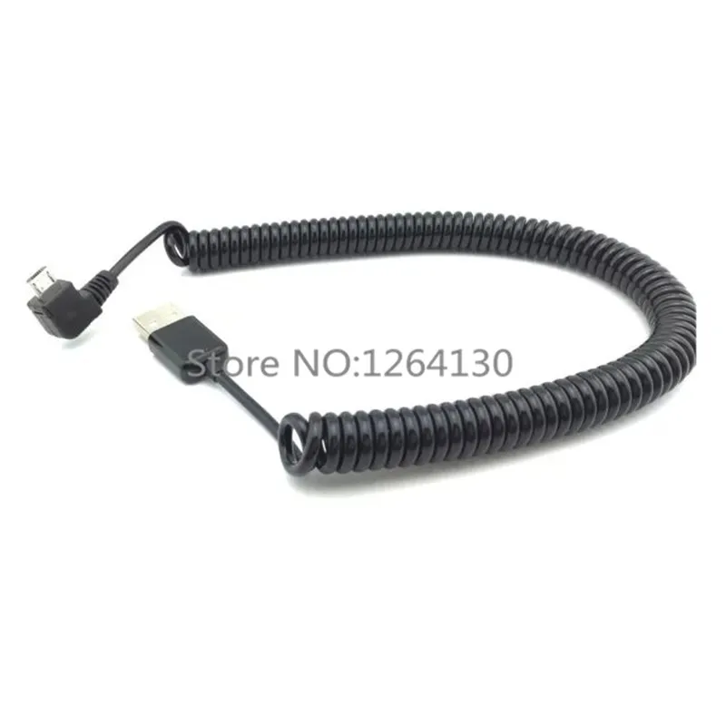 Micro usb штекер 90 градусов прямоугольный к USB 2 0 пружинный выдвижной Эластичный