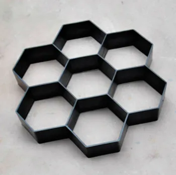 

Garden Path Plastic Brick Mold Paving Hexagonal Pavement Walkway Garden Buildings Accessories Stone Road Concrete Molds Tools